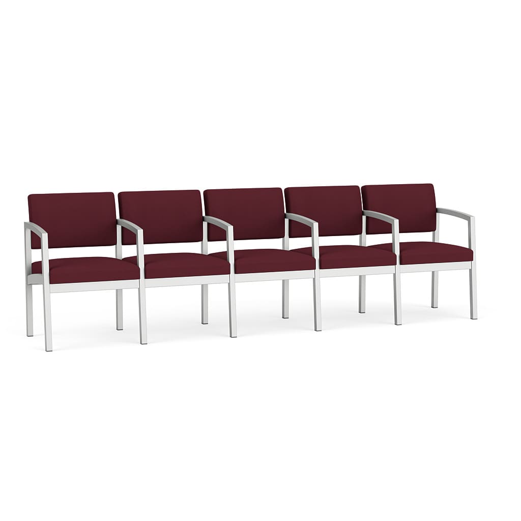 Lenox Steel 5 Seater with Center Arms - Image 1