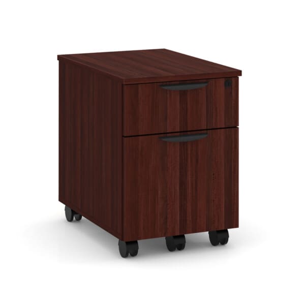 Laminate Mobile Box and File Pedestal - Curved Handles