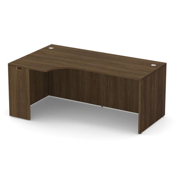 71"W Straight Front Desk with Left Corner Extension