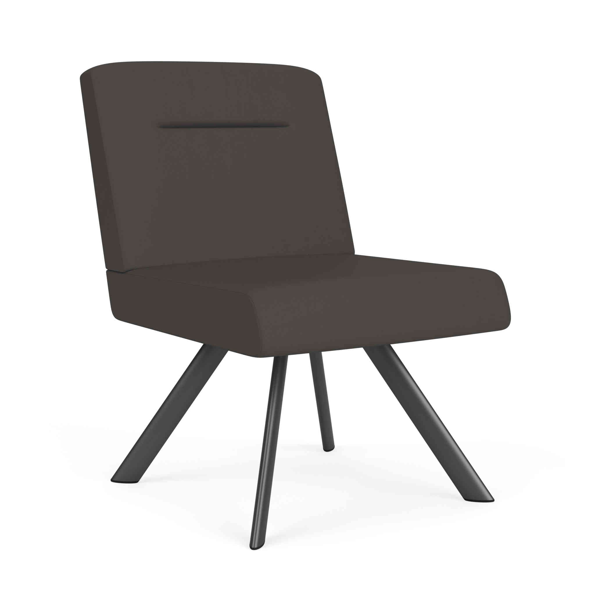 Willow Armless Swivel Guest Chair - Image 1