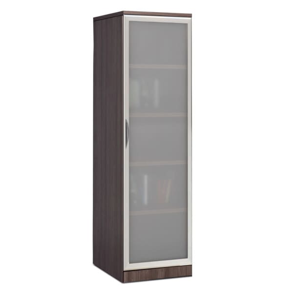 Storage & Wardrobe Cabinets Tempered Glass Silver Frame Cabinet Door For PL150, PL151