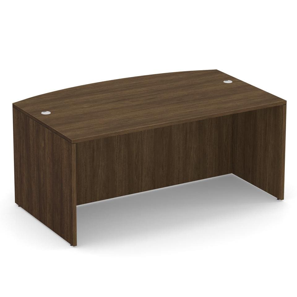 Bow Front Desk Shell 71"W - Image 1