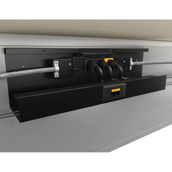 Modular Electric System Power Trough with Cover - 18'' - Image 7