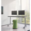 Pneumatic Height Adjustable Base with Casters - 60"W x 24"D - Thumbnail Image 3