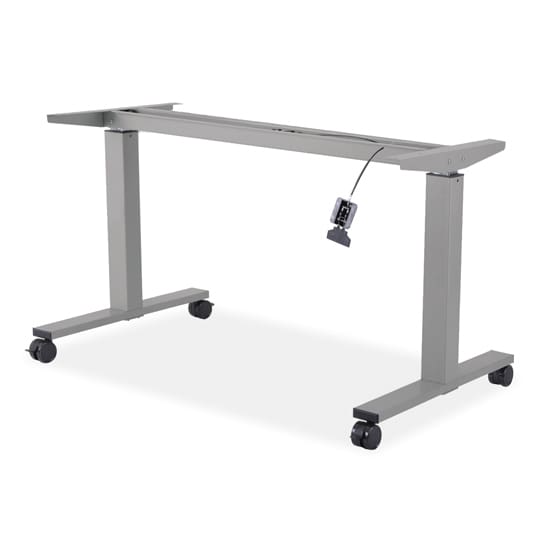 Pneumatic Height Adjustable Base with Casters - 72"W x 24"D - Image 2