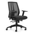 Mesh Back Synchro-Tilter Multi-Position Back Lock - Thumbnail Image 1