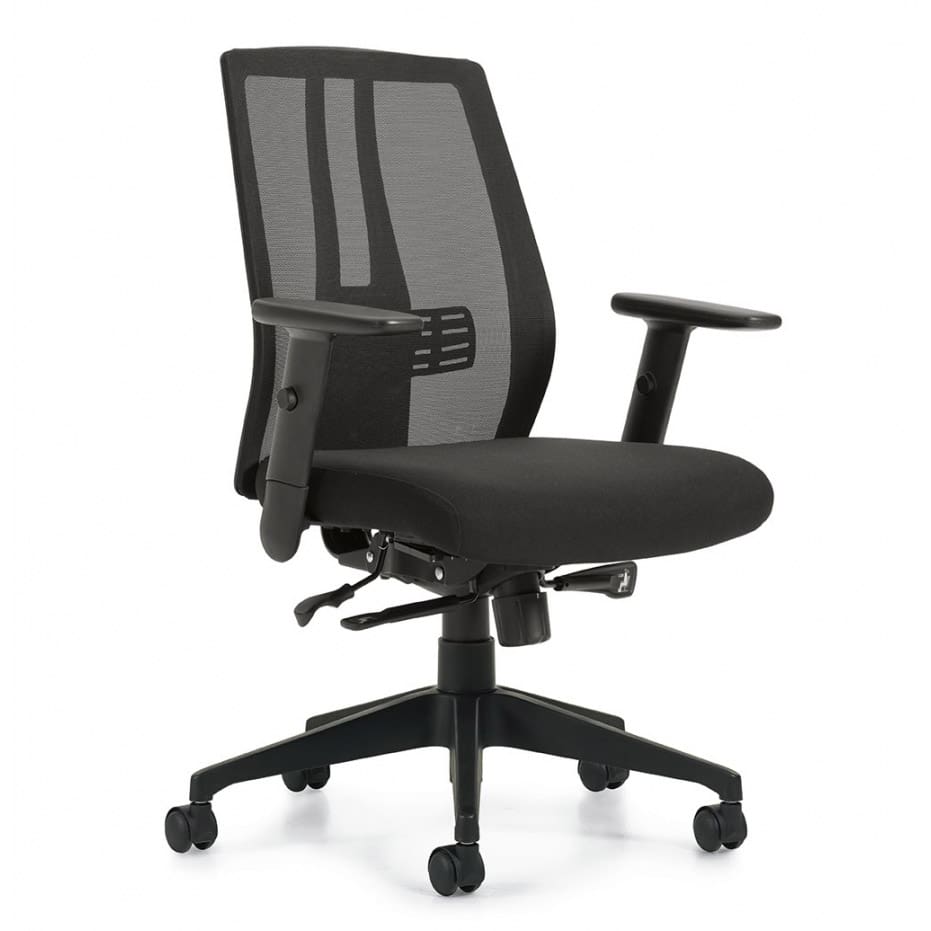 Mesh Back Synchro-Tilter Multi-Position Back Lock - Image 1