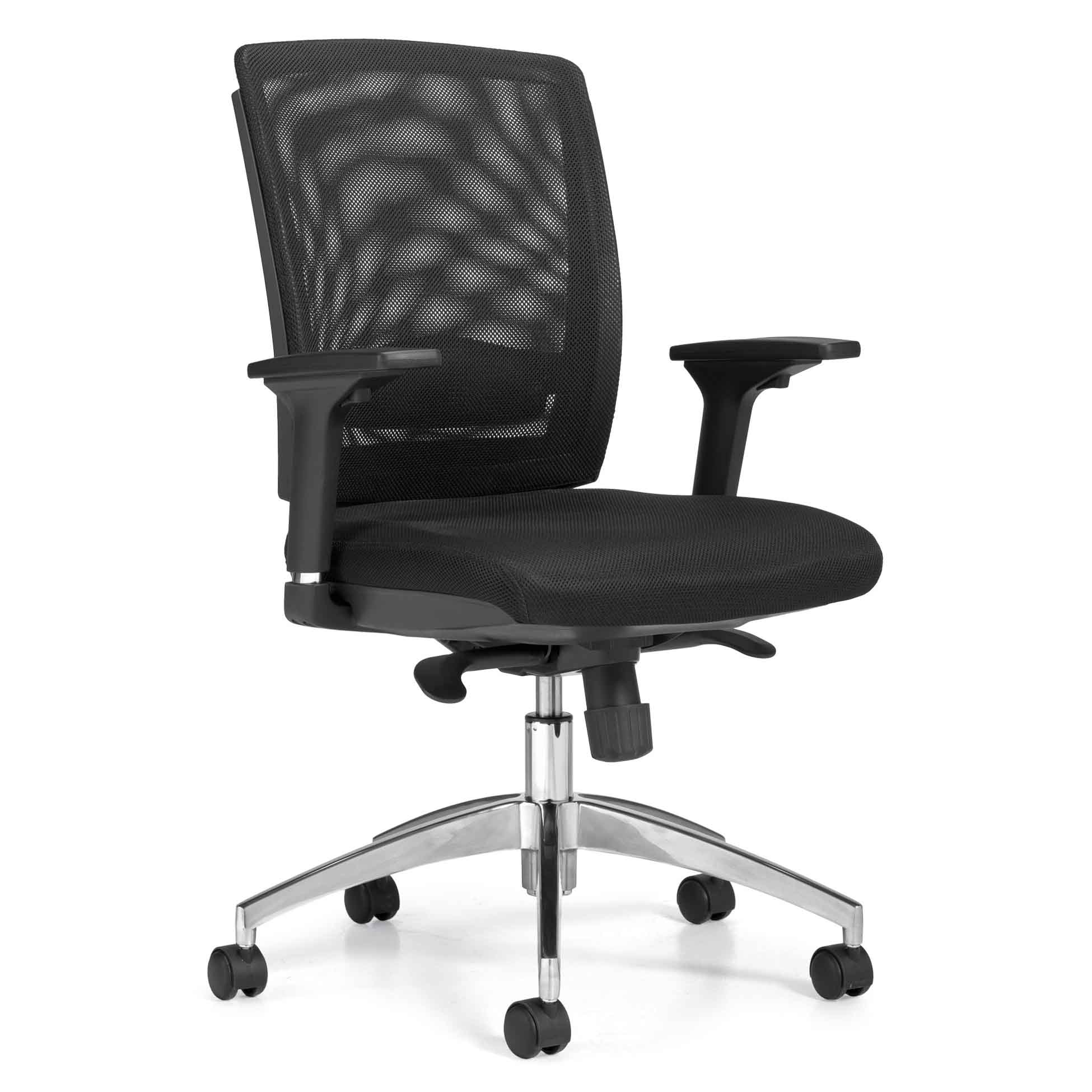 Mesh Back Synchro-Tilter Adjustable Lumbar - Image 1