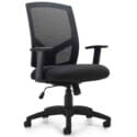 High Back Mesh Back Synchro-Tilter - Thumbnail Image 1