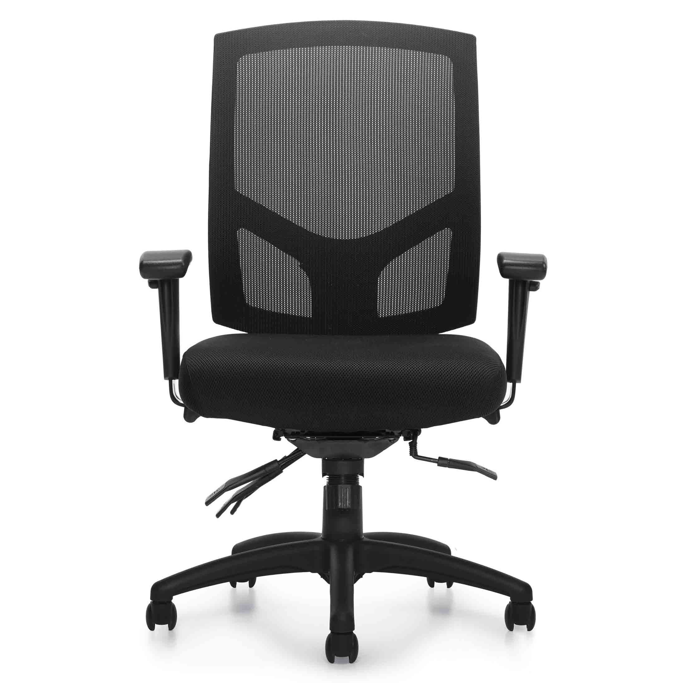 Mesh Back Multi-Function Chair with Arms - Image 2