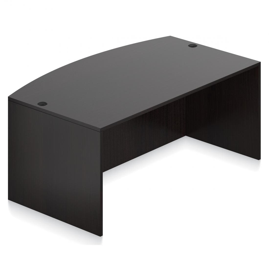 71" Wide Bow Front Desk Shell - Image 5