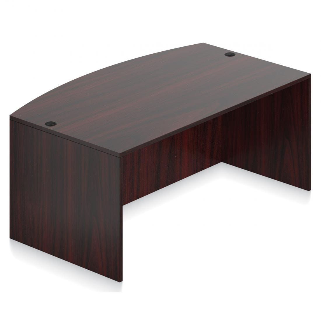 71" Wide Bow Front Desk Shell - Image 4