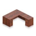 71" x 36" Desk Shell with Box/Box/File Pedestal and 48" x 24" Return with File/File Pedestal - Thumbnail Image 1