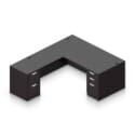 71" x 36" Desk Shell with Box/Box/File Pedestal and 48" x 24" Return with File/File Pedestal - Thumbnail Image 5
