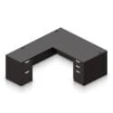 71" x 36" Desk Shell with Box/Box/File Pedestal and 48" x 24" Return with File/File Pedestal - Thumbnail Image 2
