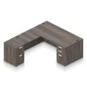 71" x 36" Desk Shell with Box/Box/File Pedestal and 48" x 24" Return with File/File Pedestal - Thumbnail Image 6