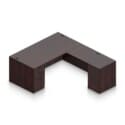 60" x 30" Desk Shell with Box/Box/File Pedestal and 48" x 24" Return with File/File Pedestal - Thumbnail Image 1