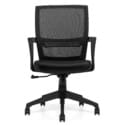 Low Back Mesh Back Tilter w/ Luxhide Seat - Thumbnail Image 2