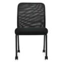 Armless Mesh Back Guest with Casters - Thumbnail Image 3
