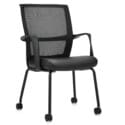Mesh Back with Casters - Thumbnail Image 1