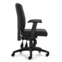 Multi-Function Task Chair with Black Patterned Fabric - Thumbnail Image 3