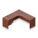 71" W Desk with Curved Extension with 36" x 24" Return and Hanging Pedestal - Thumbnail Image 2