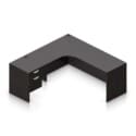 71" W Desk with Curved Extension with 36" x 24" Return and Hanging Pedestal - Thumbnail Image 1