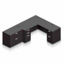 71" x 36" Desk Shell, Box/Box/File Pedestal, Reversible 48" x 24" Return, File/File Pedestal, and 2 Drawer Lateral File - Thumbnail Image 3