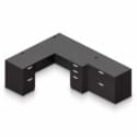 71" x 36" Desk Shell, Box/Box/File Pedestal, Reversible 48" x 24" Return, File/File Pedestal, and 2 Drawer Lateral File - Thumbnail Image 7