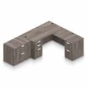 71" x 36" Desk Shell, Box/Box/File Pedestal, Reversible 48" x 24" Return, File/File Pedestal, and 2 Drawer Lateral File - Thumbnail Image 5