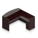 71" x 30" Reception Desk with Transaction Top, 42" x 24" Return, and Box/Box/File Pedestal - Thumbnail Image 8