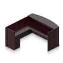 71" x 30" Reception Desk with Transaction Top, 42" x 24" Return, and Box/Box/File Pedestal - Thumbnail Image 4