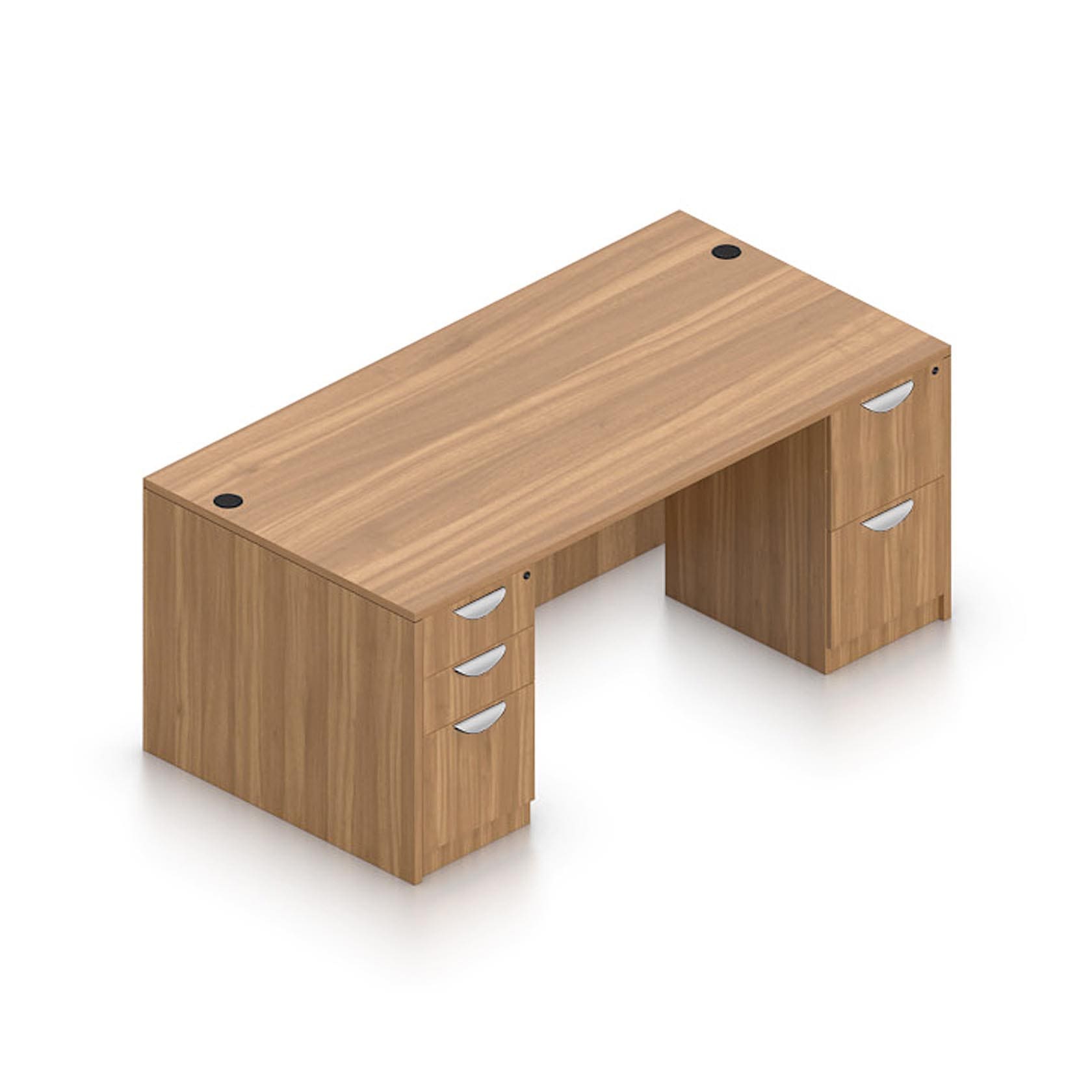 71" x 36" Desk with Double Full Pedestals - Image 2