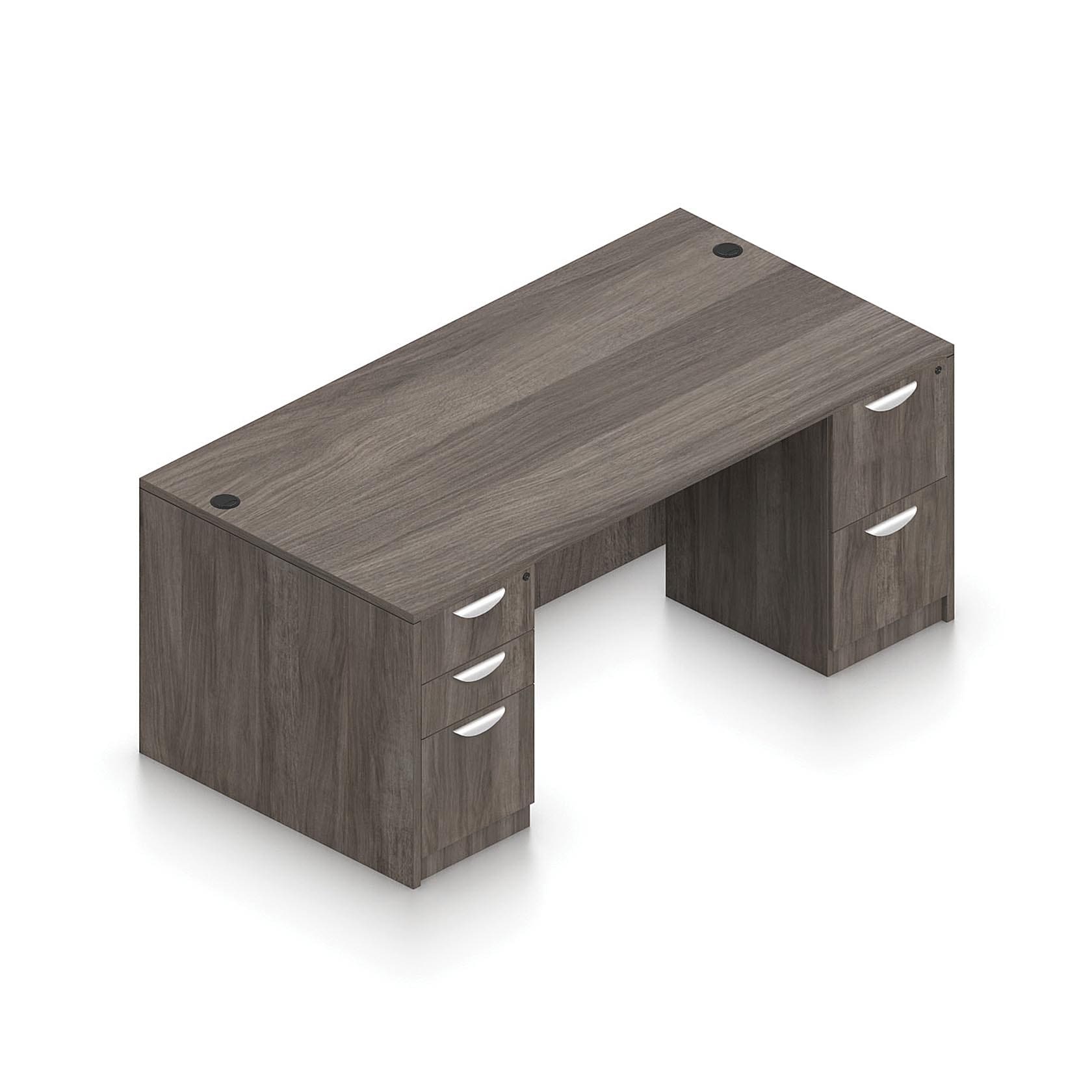 71" x 36" Desk with Double Full Pedestals - Image 1