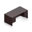 71" x 36" Desk with Double Hanging Pedestals - Thumbnail Image 2