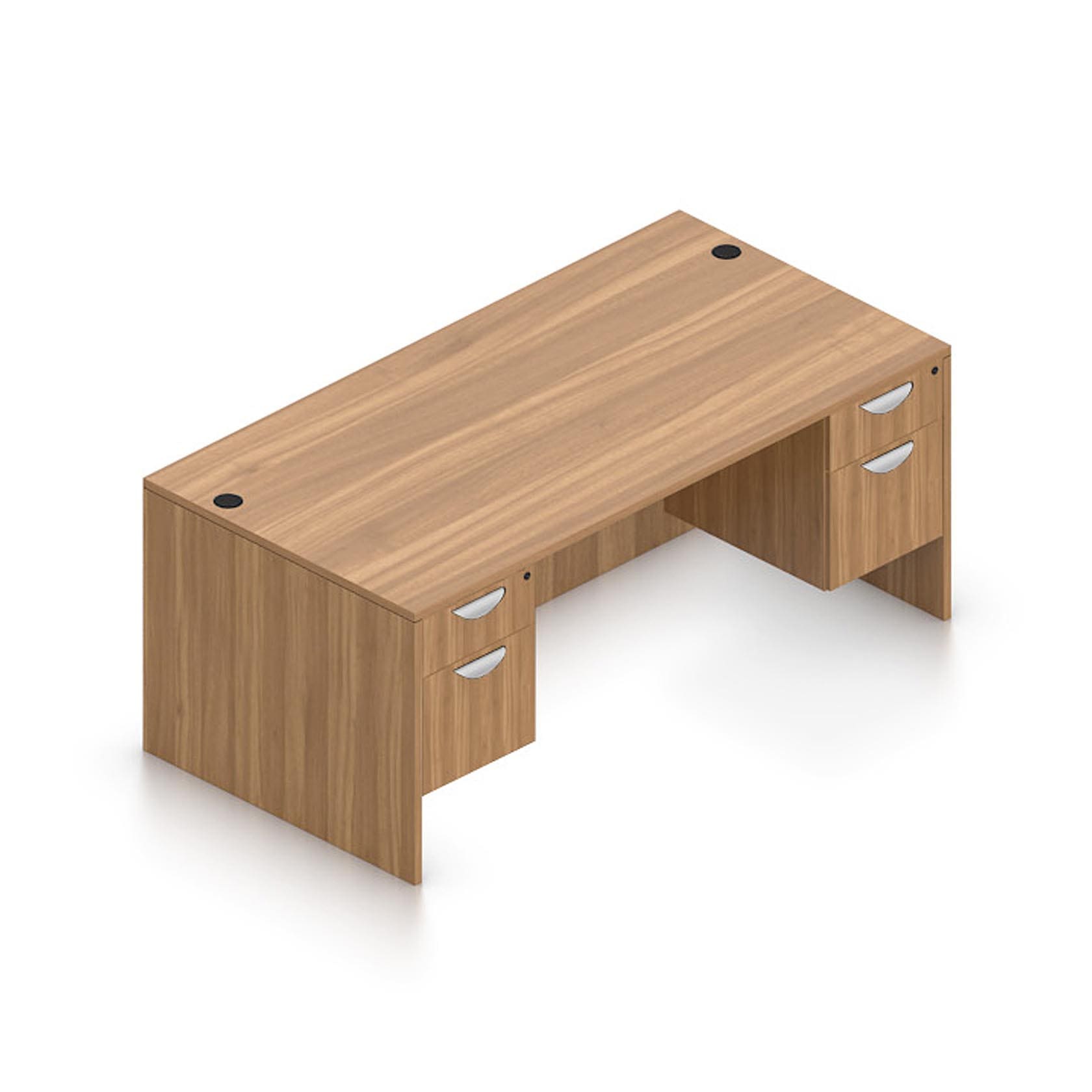 71" x 36" Desk with Double Hanging Pedestals - Image 4