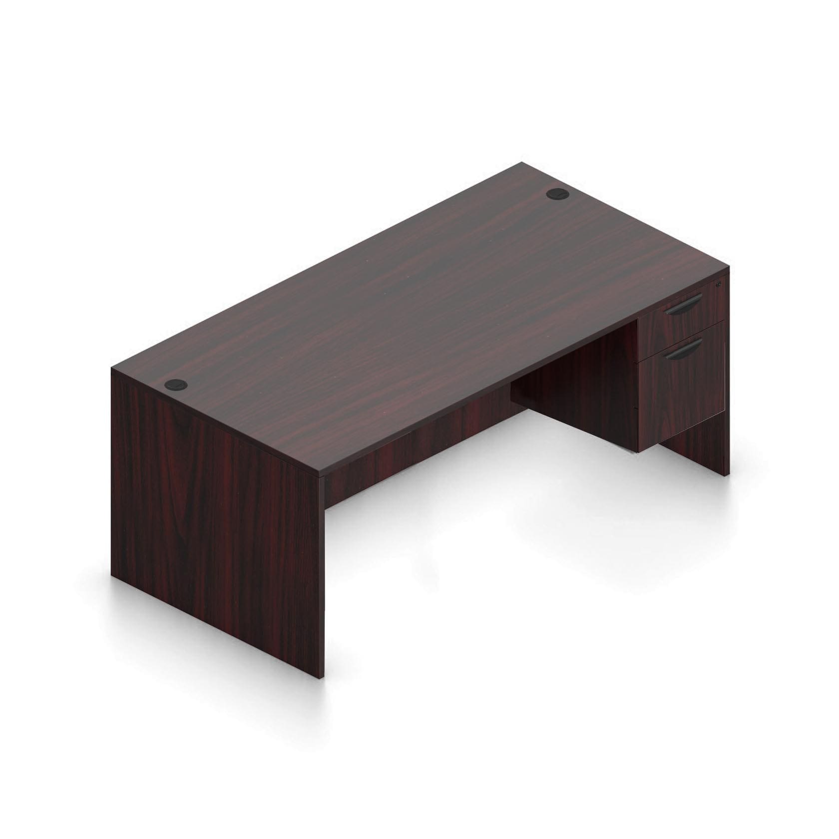48" x 30" Desk with Hanging Pedestal - Image 2