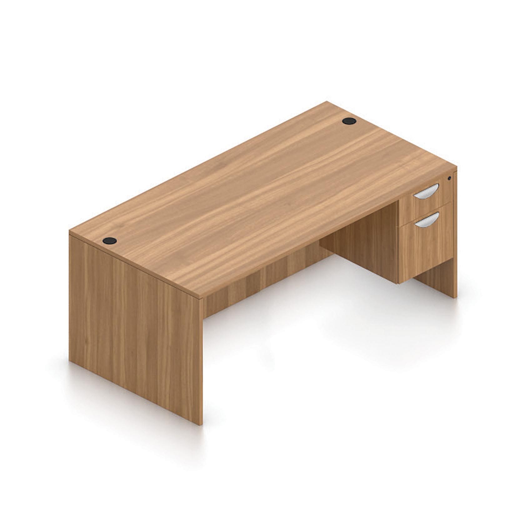 48" x 30" Desk with Hanging Pedestal