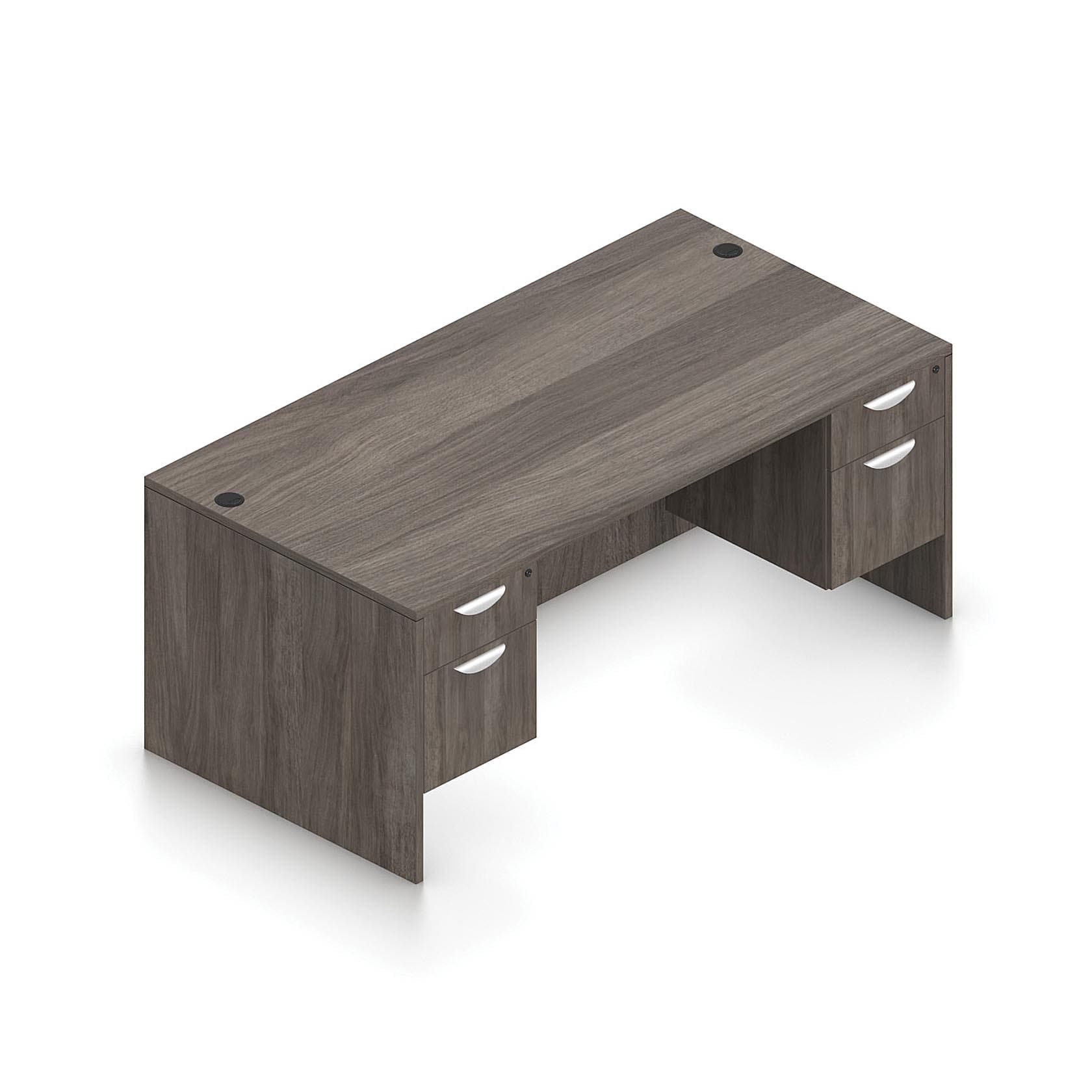 66" x 30" Desk with Double Hanging Pedestals - Image 3