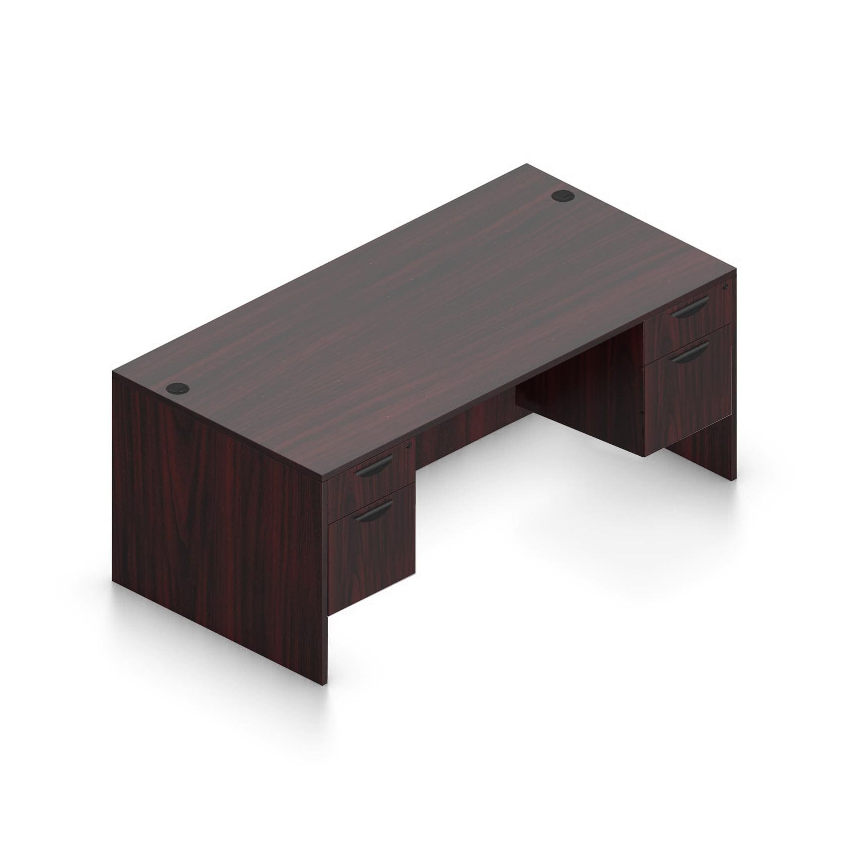 66" x 30" Desk with Double Hanging Pedestals - Image 4