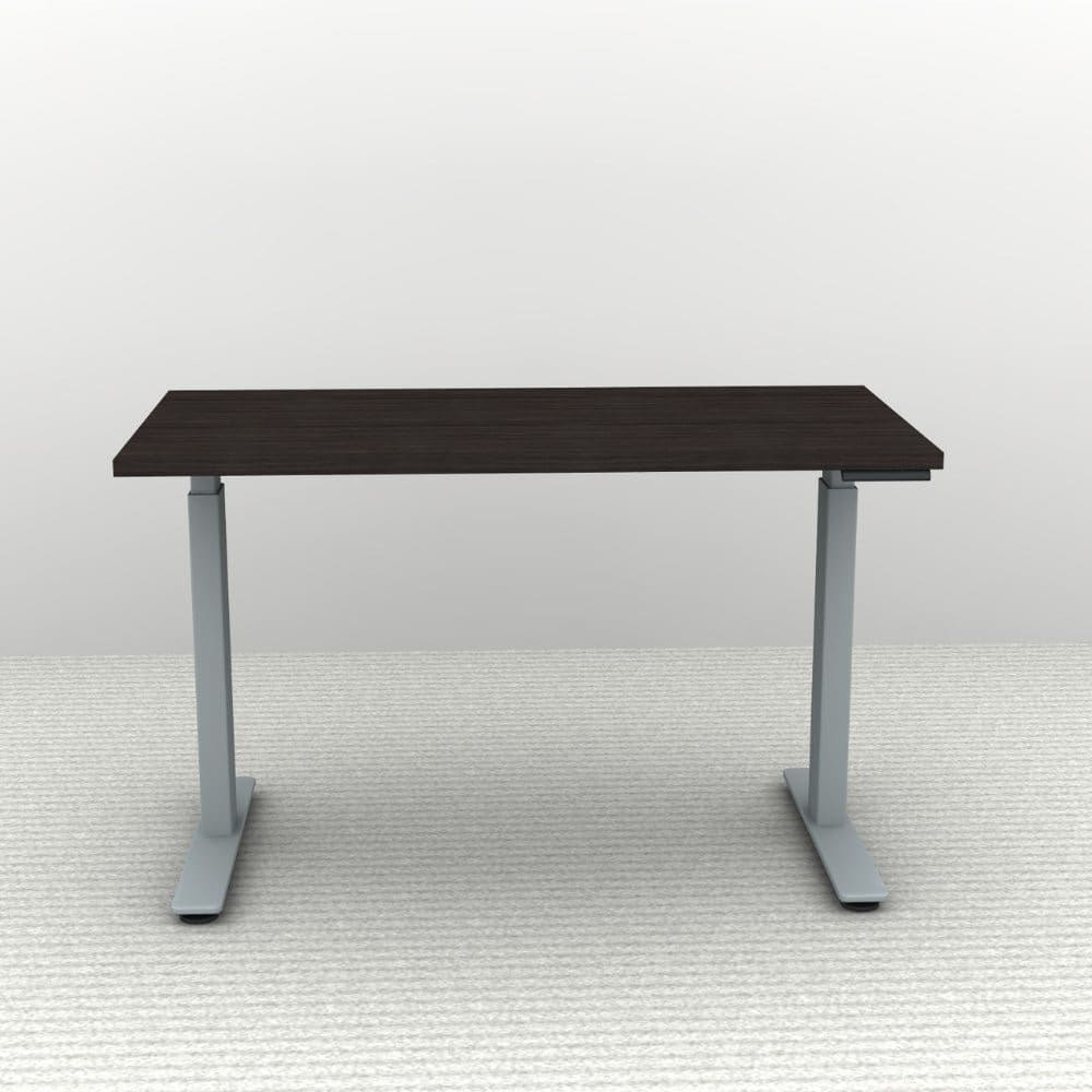 48" x 24" Height Adjustable Desk - Silver Base - Image 4