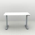 48" x 24" Height Adjustable Desk - Silver Base - Thumbnail Image 6