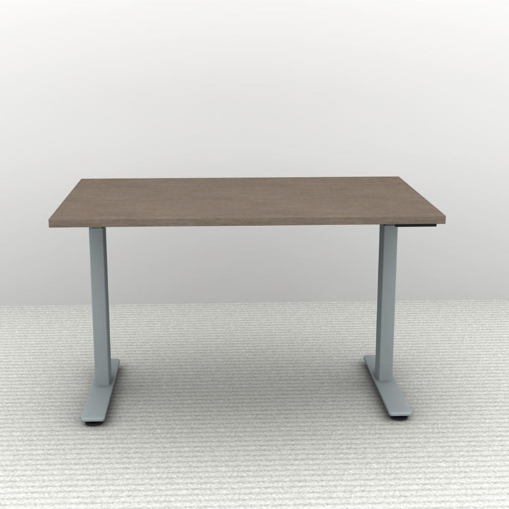 48" x 30" Height Adjustable Desk - Silver Base - Image 4