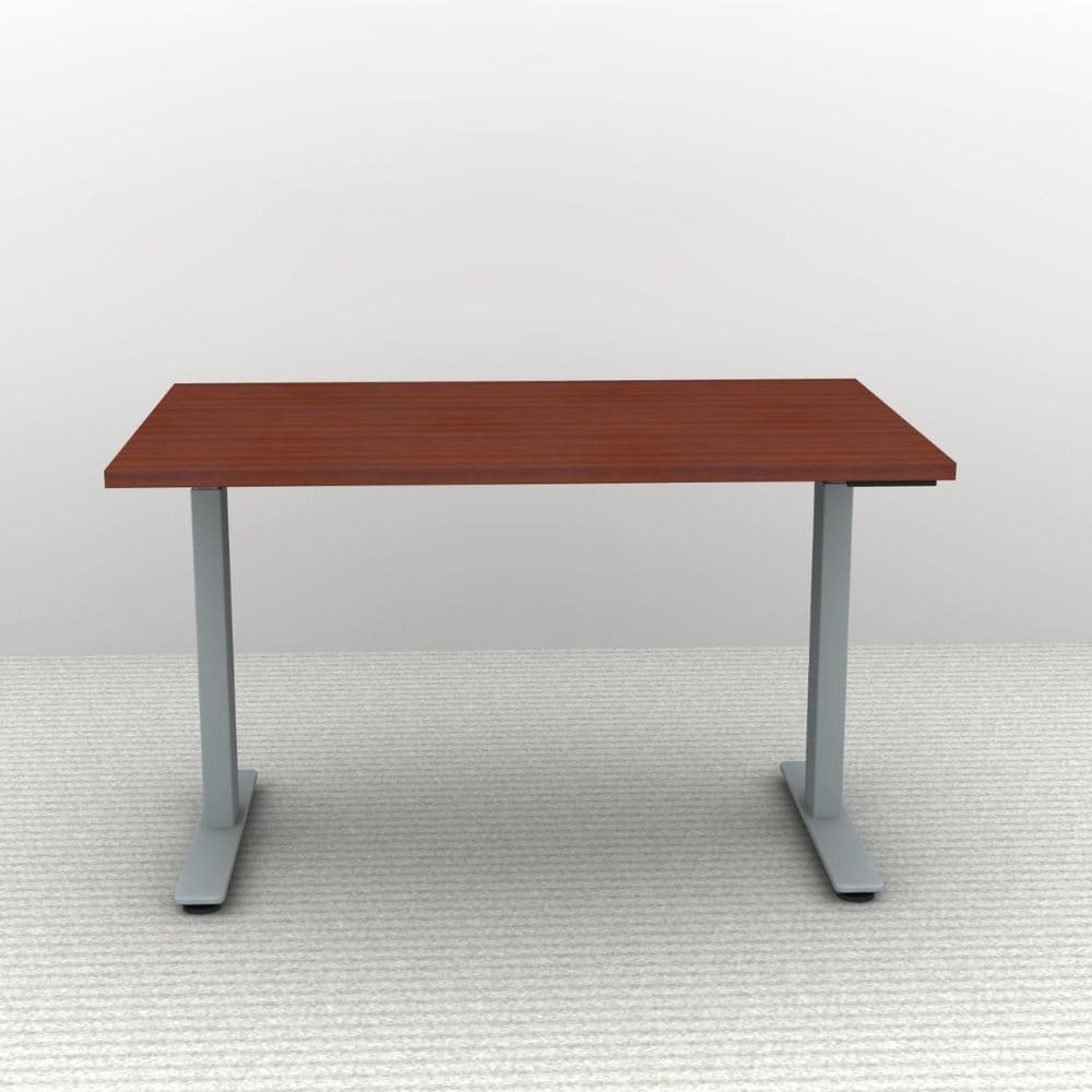48" x 30" Height Adjustable Desk - Silver Base - Image 3