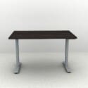 48" x 30" Height Adjustable Desk - Silver Base - Thumbnail Image 5