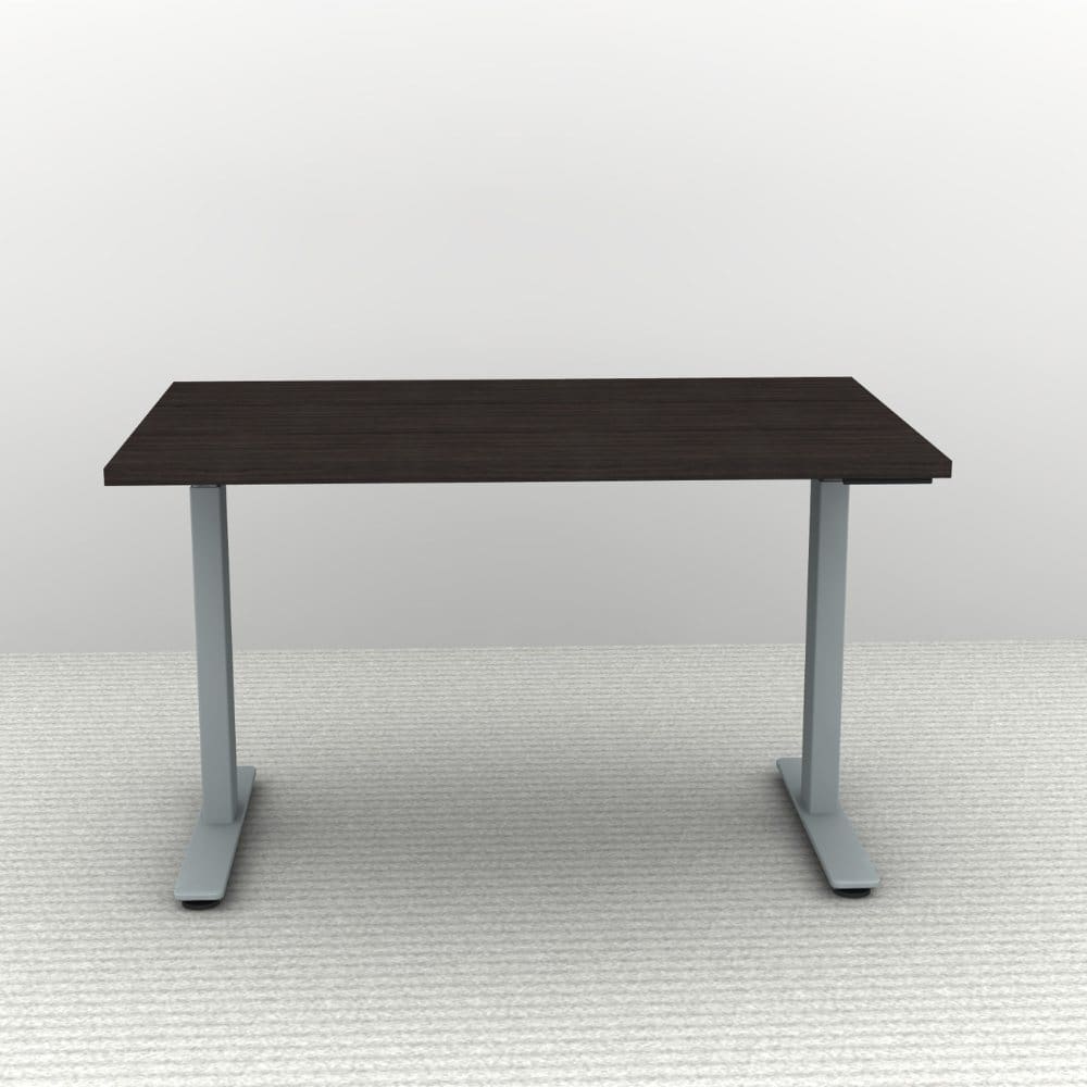 48" x 30" Height Adjustable Desk - Silver Base - Image 5
