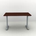 48" x 30" Height Adjustable Desk - Silver Base - Thumbnail Image 6