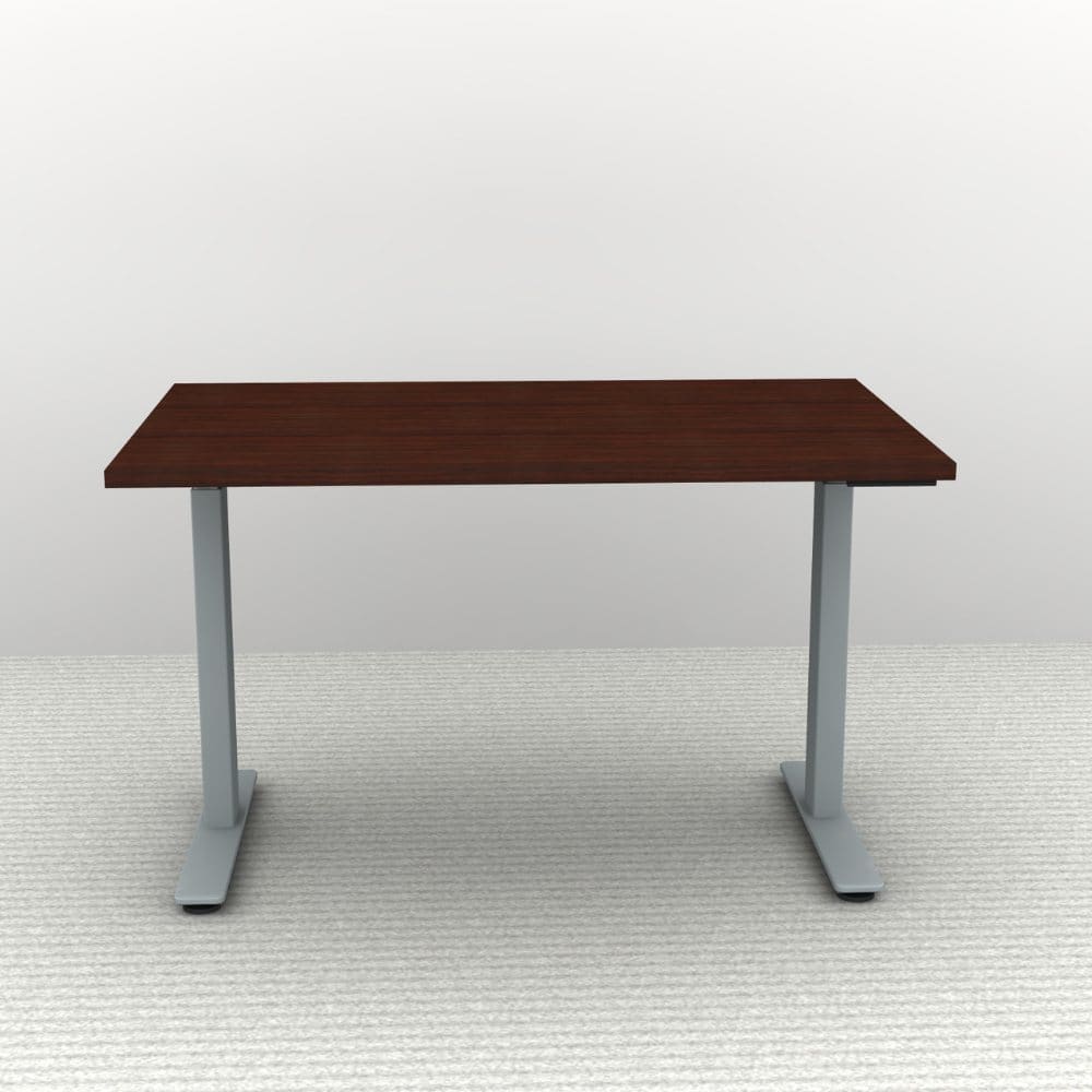 48" x 30" Height Adjustable Desk - Silver Base - Image 6