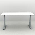 60" x 24" Height Adjustable Desk - Silver Base - Thumbnail Image 5