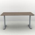 60" x 30" Height Adjustable Desk - Silver Base - Thumbnail Image 6